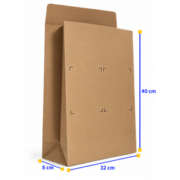 Envelope de papel kraft E-commerce M